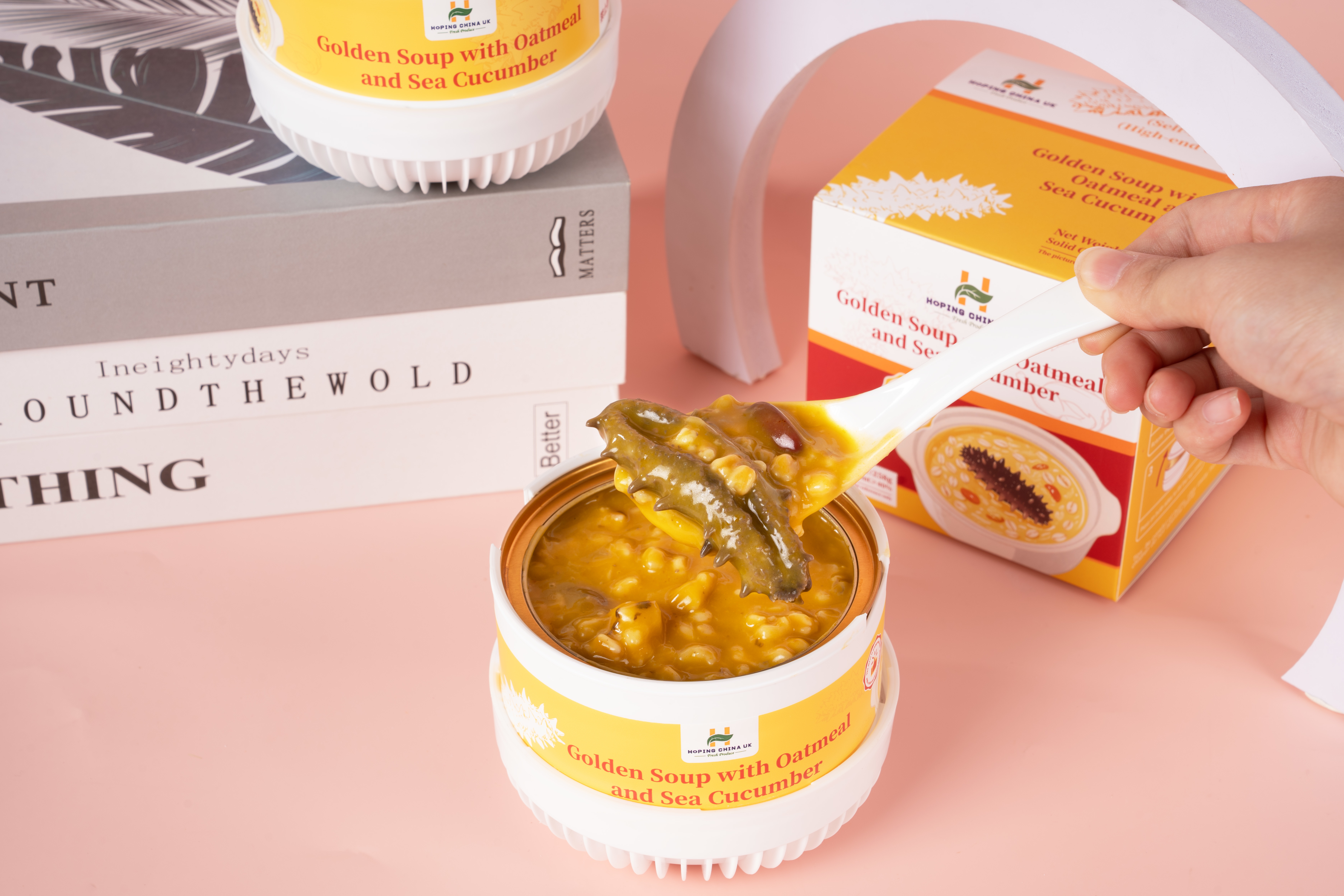 Son şirket davaları Çin Umutları - Altın Çorba Yulaf Ezmesi Deniz Hıyarı Porridge'i