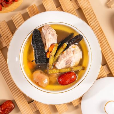 satın al Anlık Çince İlaç Çorbası Ganoderma Dendrobium Ejderha kemiği 350g Çevrimiçi üretim