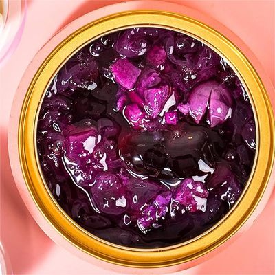 İyi bir fiyat. Sıvı Beslenme Yemek Değiştiricisi Mor Tatlı Patates Şeftali Sakız Tremella Tatlı çevrimiçi