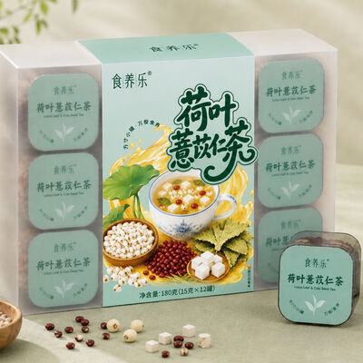 İyi bir fiyat. OEM/ODM Private Label Weight Management Tea Coix Seed & Lotus Leaf Instant Herbal Blend çevrimiçi