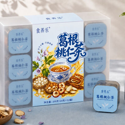 İyi bir fiyat. FDA HALAL Circulation Support Tea  Kudzu & Peach Kernel Instant Herbal Blend çevrimiçi